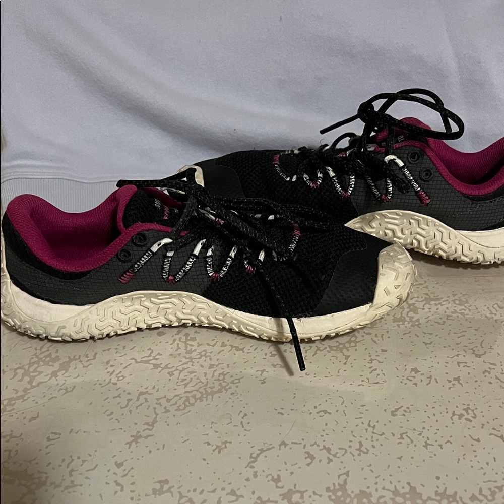 Merrell Black and Pink Athletic Barefoot Shoes - Picture 6 of 6